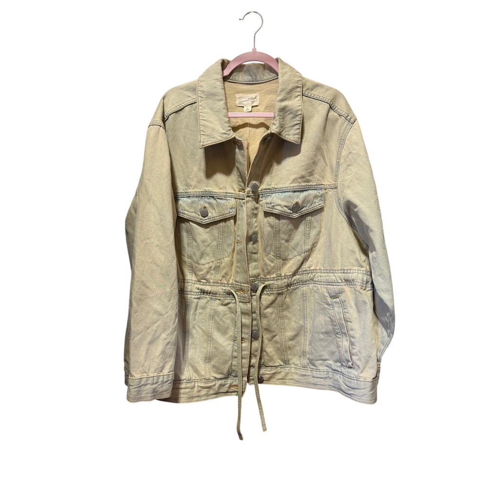 NWT Universal Thread Denim Utility Cinched Waist Jacket Size XXL